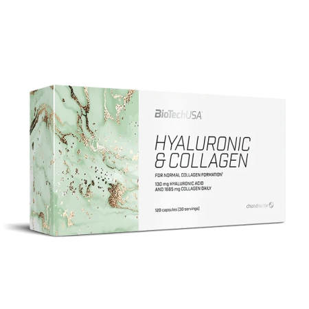 Biotech Hyaluronic & Collagen 120 kaps.