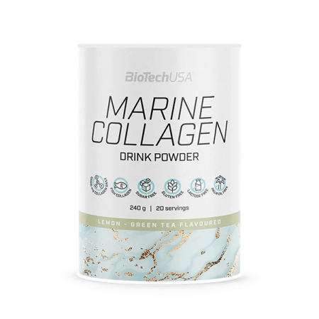 Biotech Marine Collagen (Jūrinis kolagenas iš žuvų) 240g.