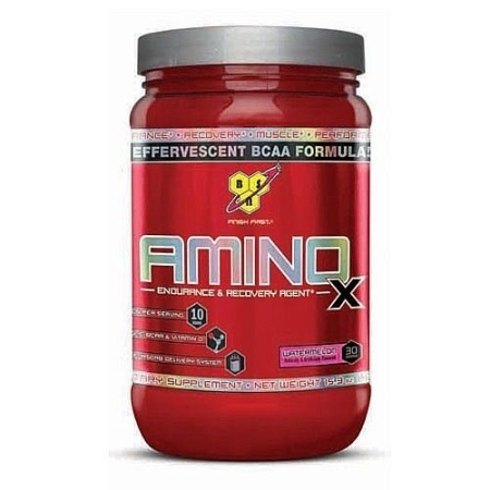 BSN Amino X 435 g. blue raspberry skonis