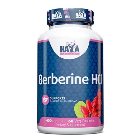 Haya Labs Berberine HCl 60 kaps. (Akuotojo raugerškio ekstraktas)