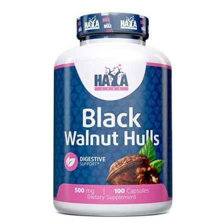 Haya Labs Black Walnut Hulls (Juodasis graikinis riešutmedis (lukštai)) 100 kaps.