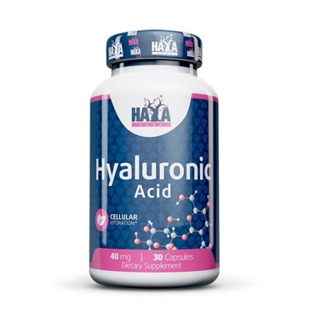 Haya Labs Hyaluronic Acid (hialurono rūgštis) 30 kaps.