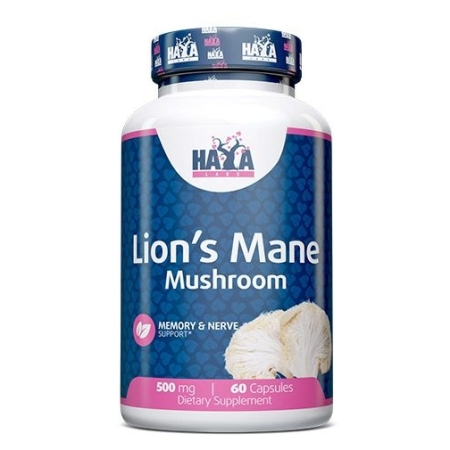 Haya Labs Lion‘s Mane Mushroom (grybas) 60 kaps.