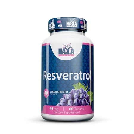 Haya Labs Resveratrol 60 tab. (Resveratrolis)