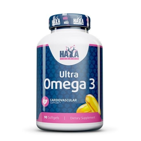 Haya Labs Ultra Omega3 90 kaps. (žuvų taukai)