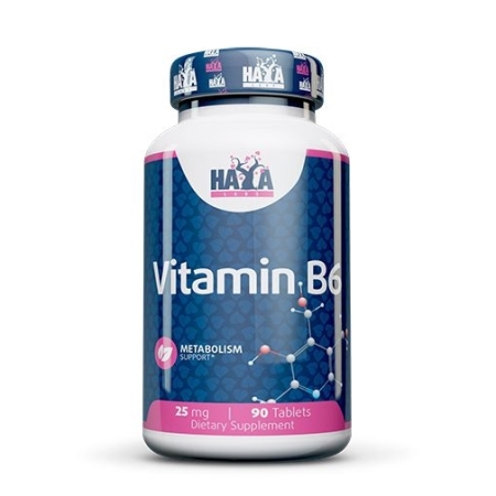 Haya Labs Vitamin B6 90 tab. (vitaminas B6)