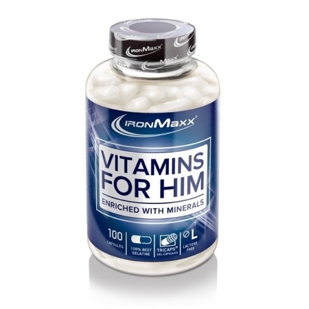 IronMaxx Vitamins For Him 100 kaps.