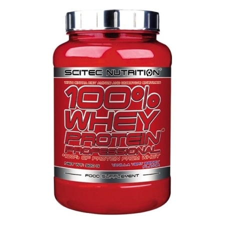 SCITEC 100% Whey Protein Professional 920 g. bananų skonis