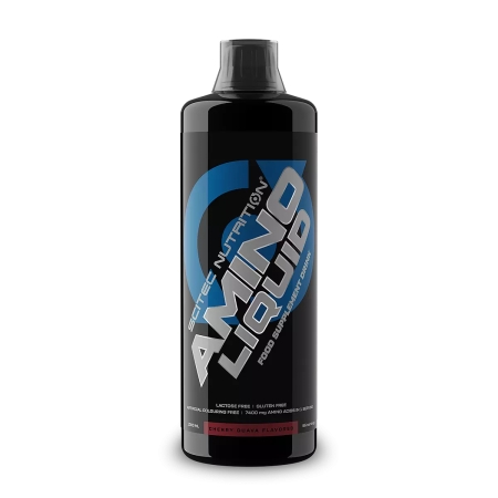 Scitec Amino Liquid 1000 ml. cherry guava skonis