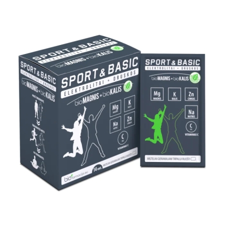 SPORT&BASIC bioMagnis+bioKalis 14 pak.