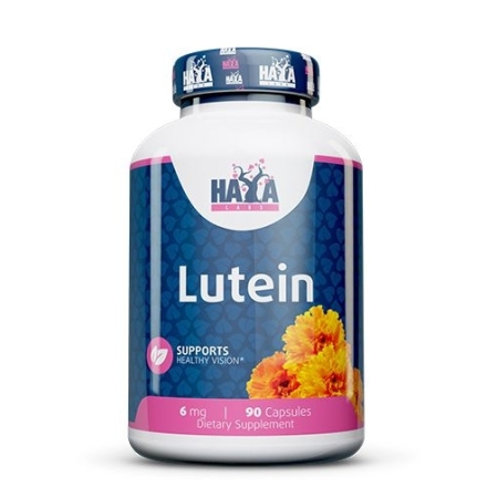 Haya Labs Lutein 90 kaps. (Liuteinas, serentis stambiažiedis)