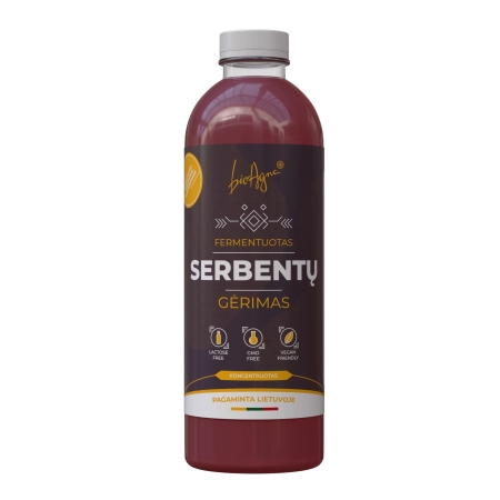 BioAgna Fermentuotas Serbentų Gėrimas 750 ml.