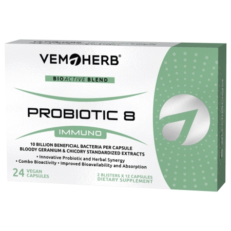 VemoHerb Probiotic 8+  24 kaps.