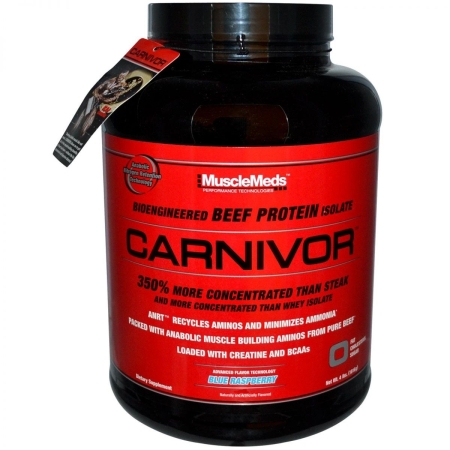 MuscleMeds Carnivor 1900 g. strawberry skonis