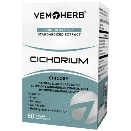 VemoHerb Cichorium (Paprastųjų trūkažolių ekstraktas) 60 kaps.