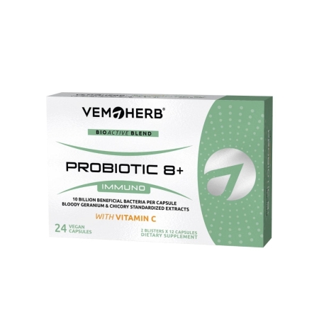 VemoHerb Probiotic 8+  24 kaps.