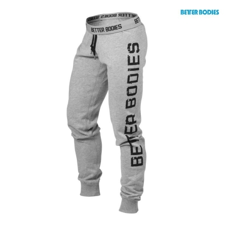 Better Bodies Slim Sweatpant (Grey/Melange)