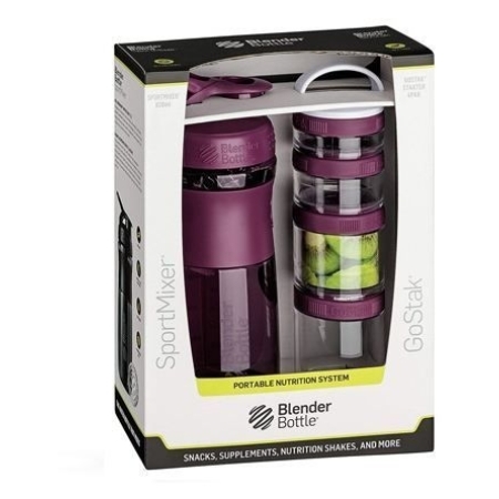 Blender Bottle Pack Sportmixer 820 ml + Go Stack Starter 4 Pak