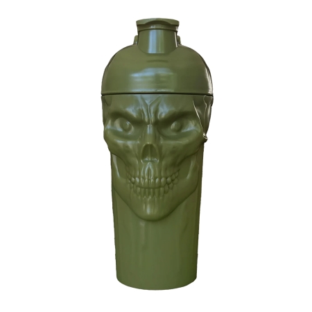 The Curse! Skull shaker 700 ml. (plaktuvė) Military Green