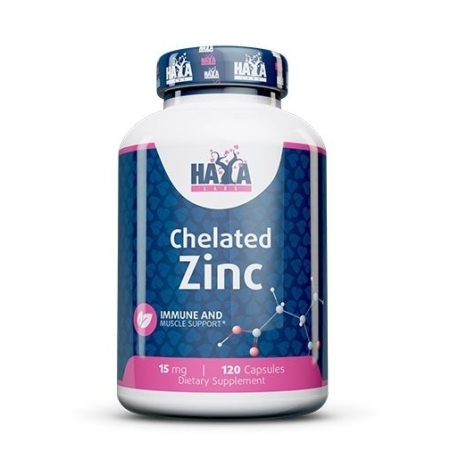 Haya Labs Zinc (cinko aspartatas) 120 kaps.