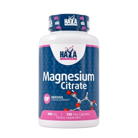 Haya Labs Magnesium 120 kaps. (Magnio citratas)