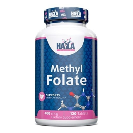 Haya Labs Methyl Folate (Metilo folatas) 120 tabl.